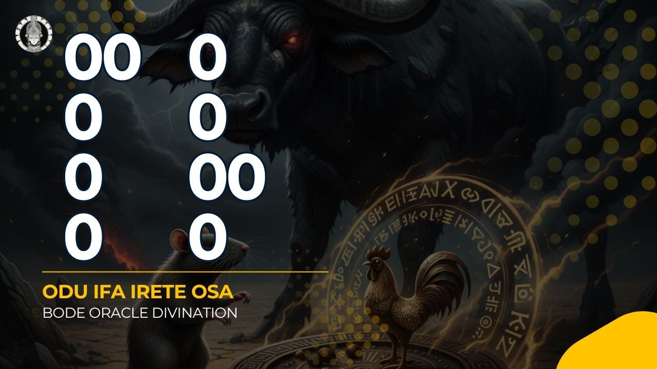 Traditional Ifa Divination Ritual Setup