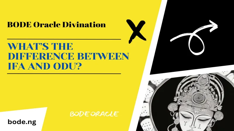 Whats The Difference Between Ifa And Odu?