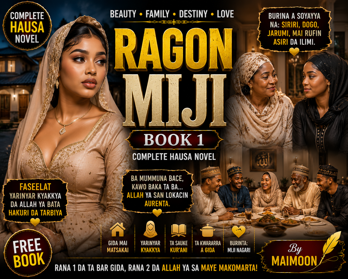 Ragon Miji Book 1 Complete Hausa Novel