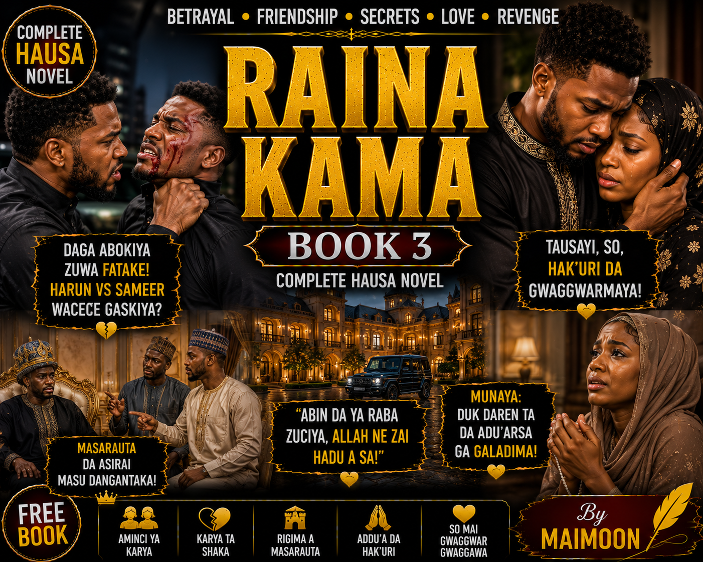 Raina Kama Book 3 Complete Hausa Novel