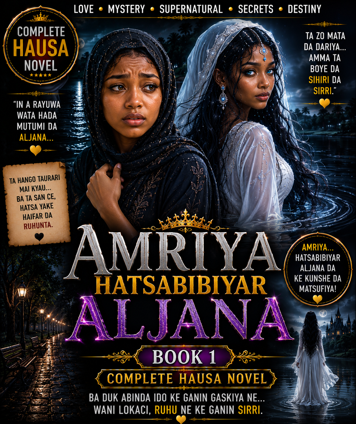 Amriya Hatsabibiyar Aljana Book 1 Complete Hausa Novel