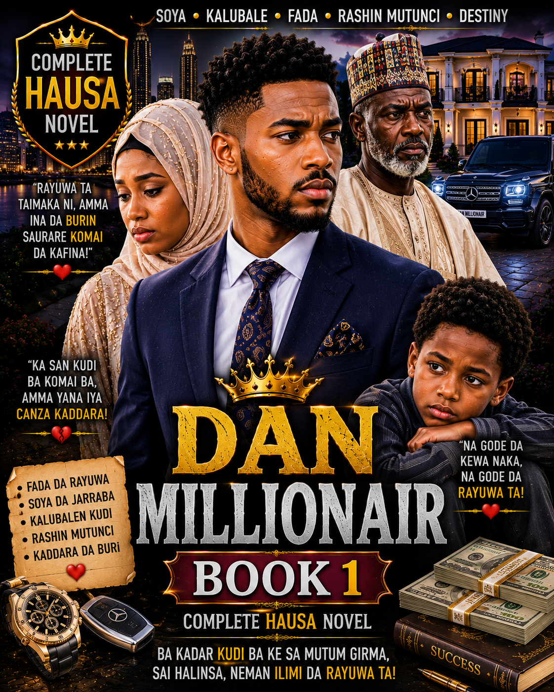 Dan Millionair Book 1 Complete Hausa Novel