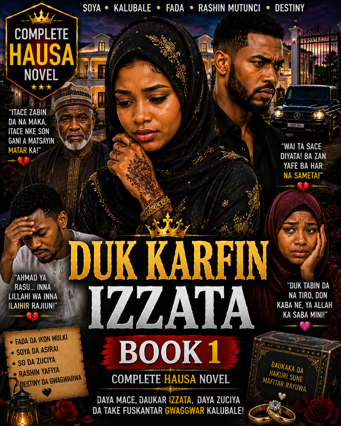 Duk Karfin Izzata Book 1 Complete Hausa Novel