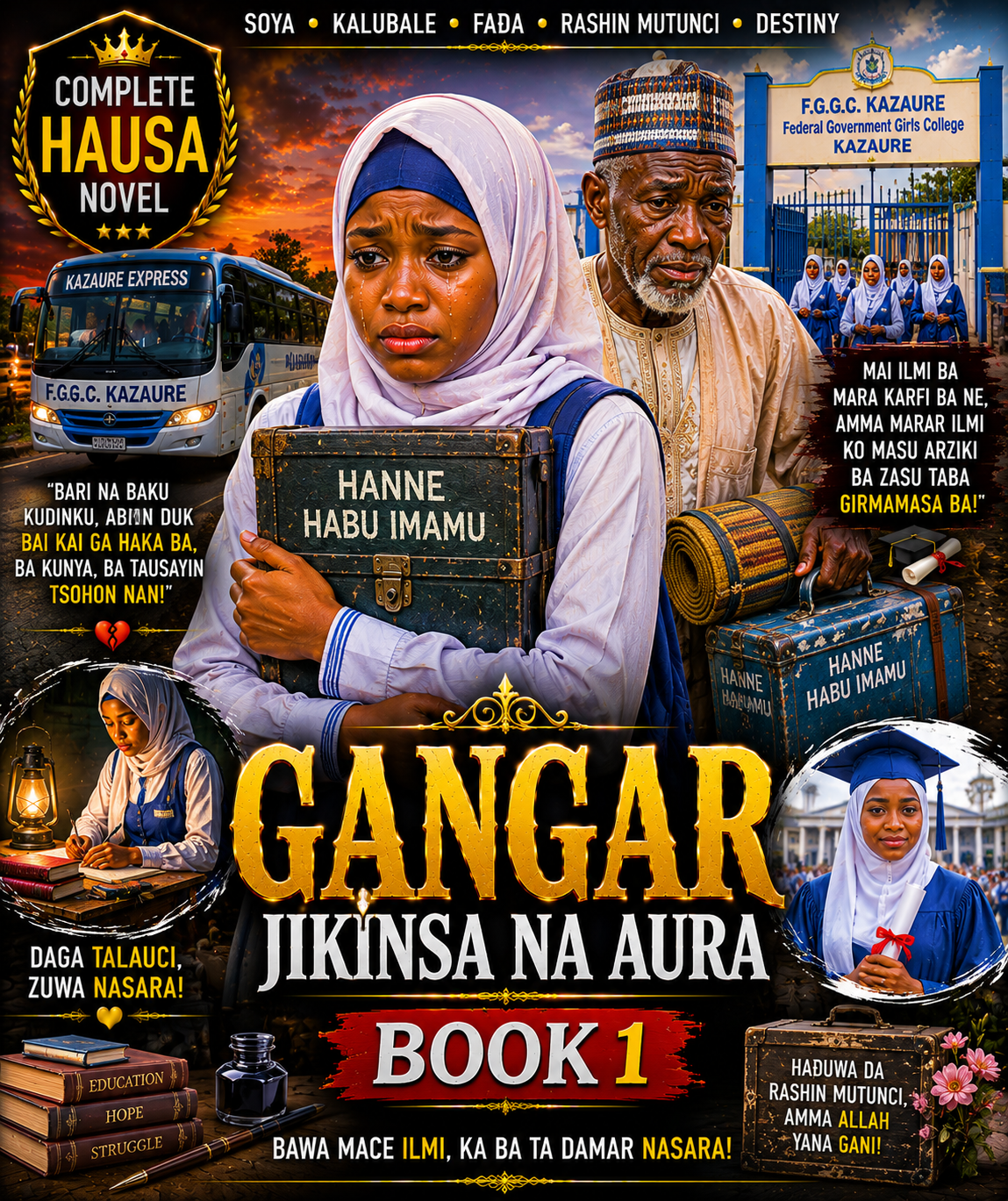 Gangar Jikinsa Na Aura Book 1 Complete Hausa Novel