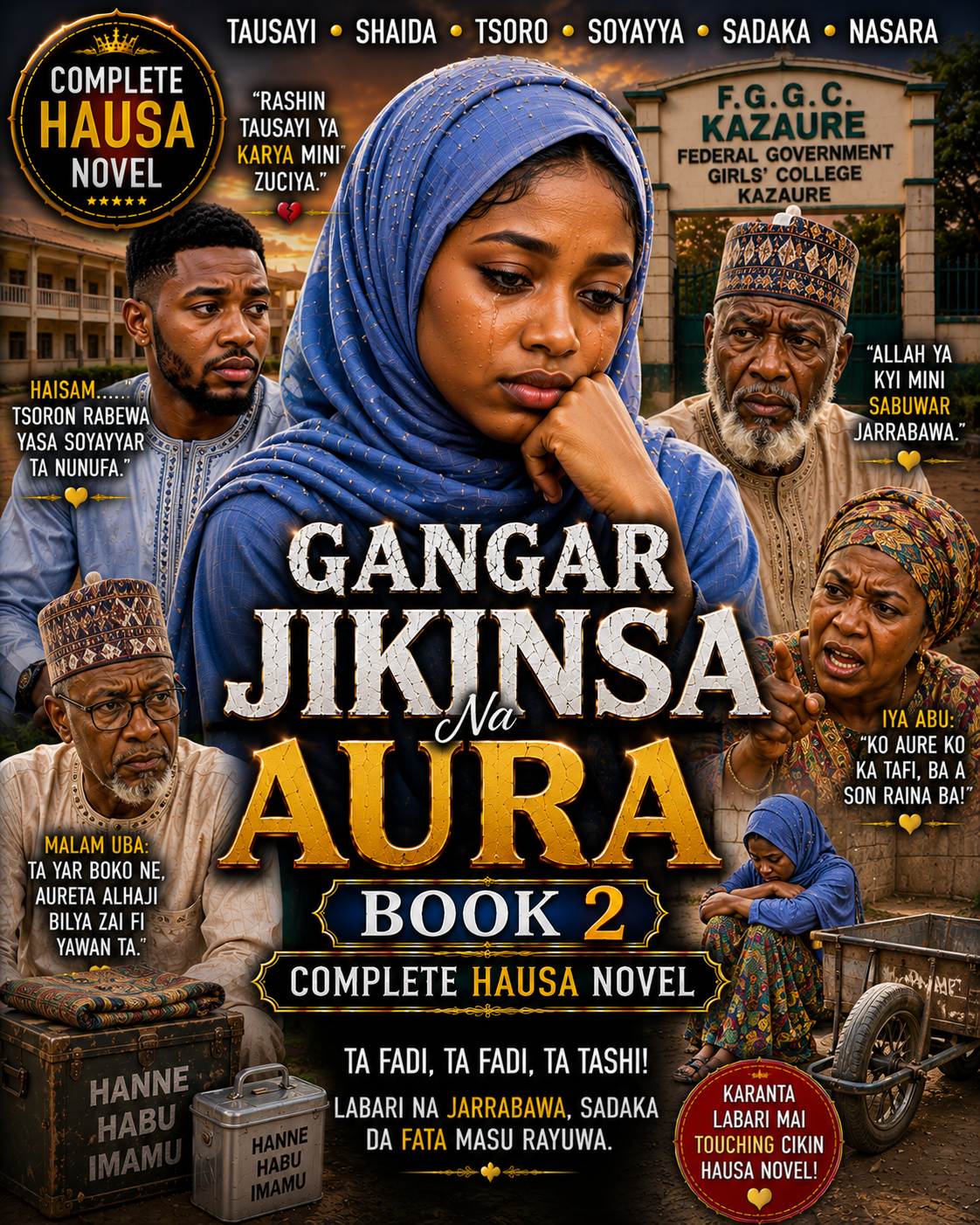 Gangar Jikinsa Na Aura Book 2 Complete Hausa Novel