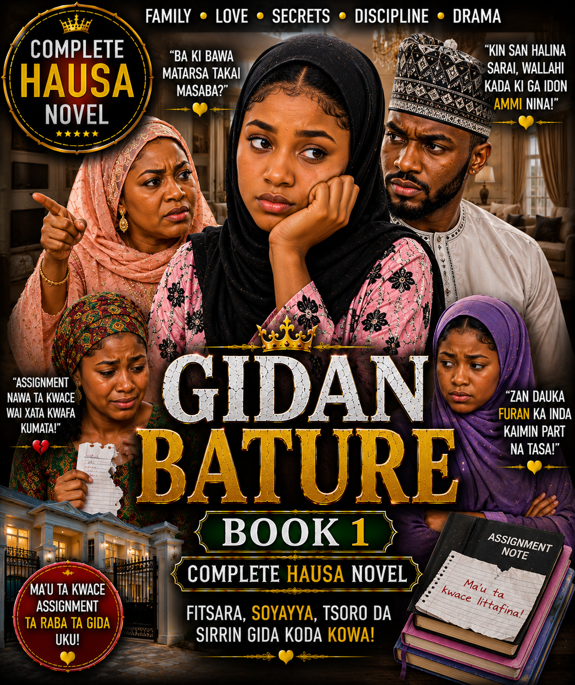 Gidan Bature Book 1 Complete Hausa Novel