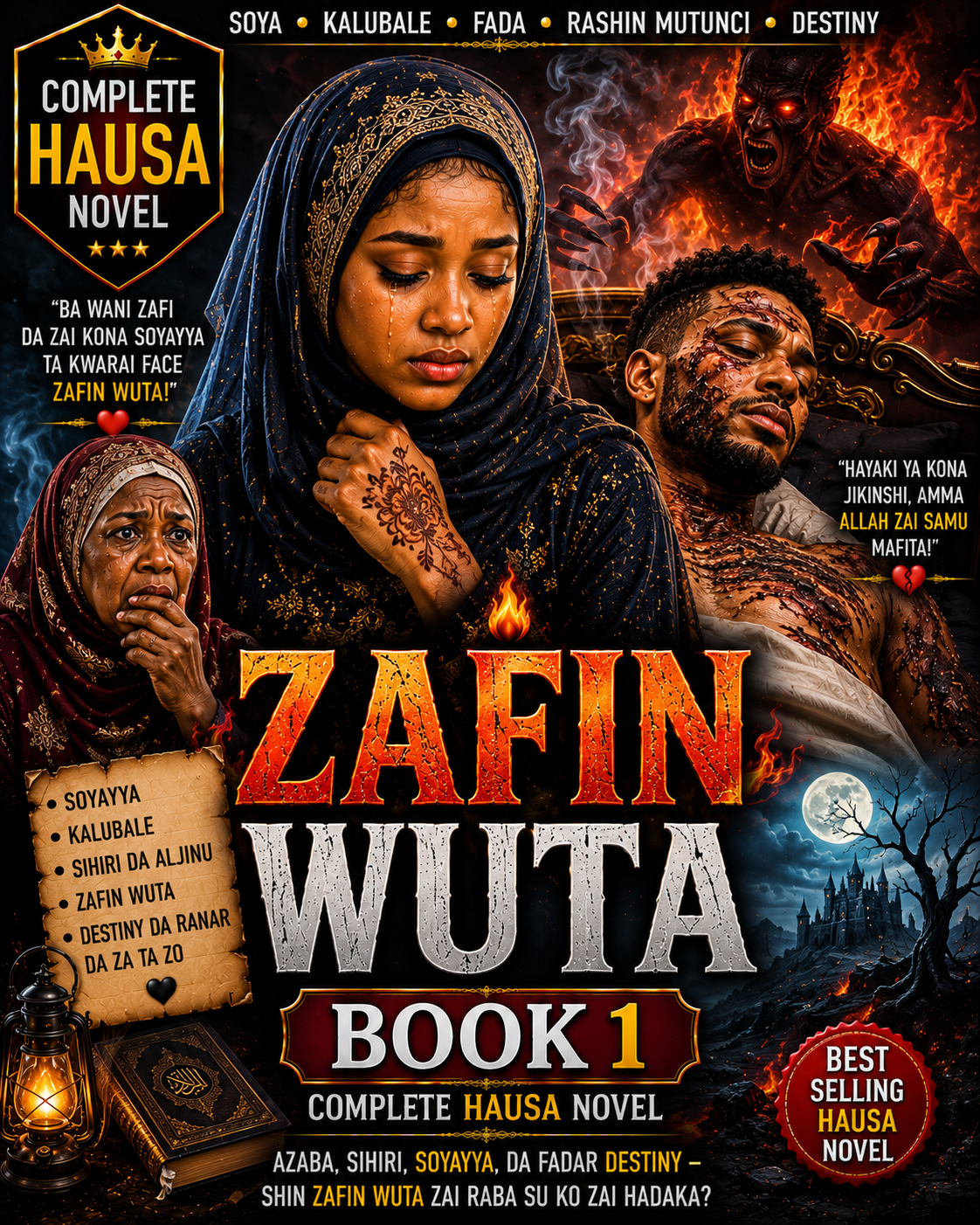 Zafin Wuta Book 1 Complete Hausa Novel